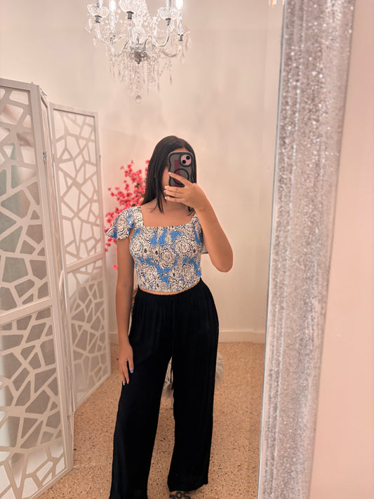 Top estampado