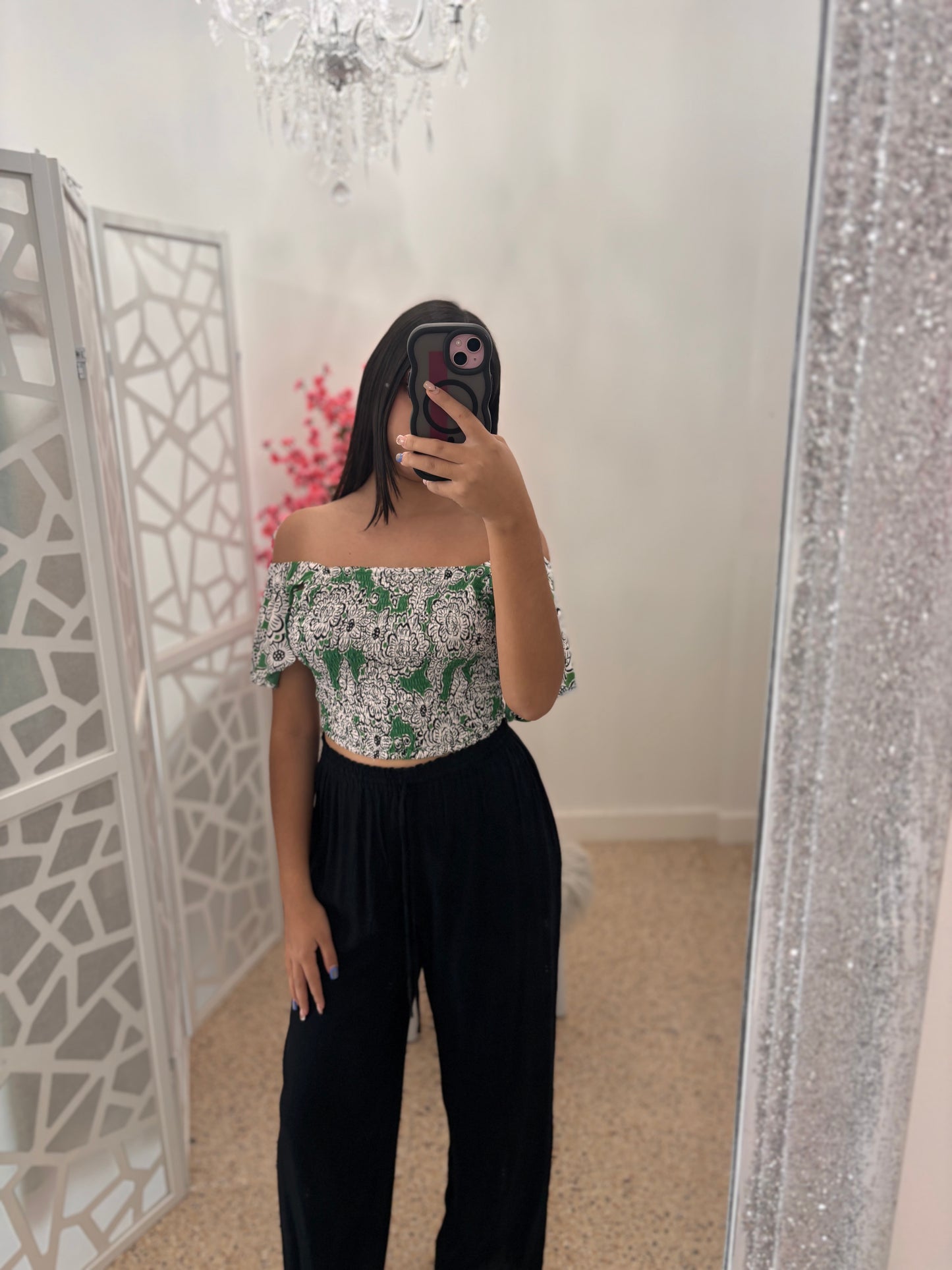 Top estampado