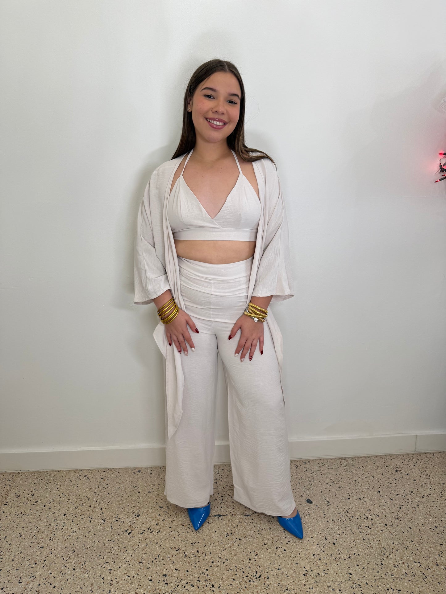 Conjunto de tres piezas